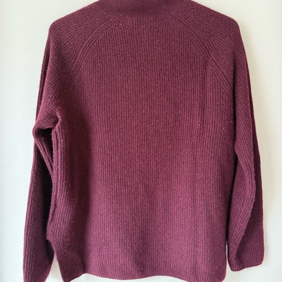 White and Warren Mock Neck Cashmere Sweater - Picture 4 of 6